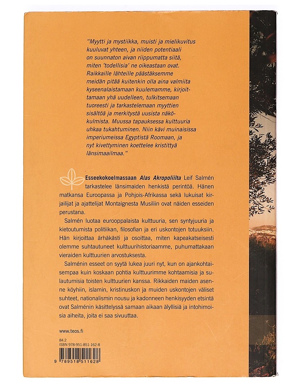 Alas Akropoliilta - Salmén, Leif - Tietokirjat ja oppaat - 10105367393 - 1