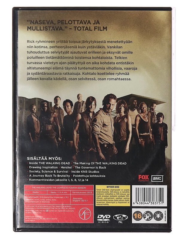 The Walking Dead: the Complete Fourth Season - DVD - DVD-elokuvat - 10105367476 - 1