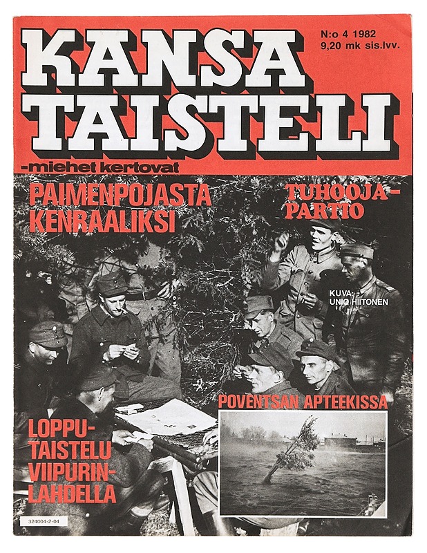 Kansa taisteli - miehet kertovat, N:o 4 1982 - Lehdet - 10105367921 - 0