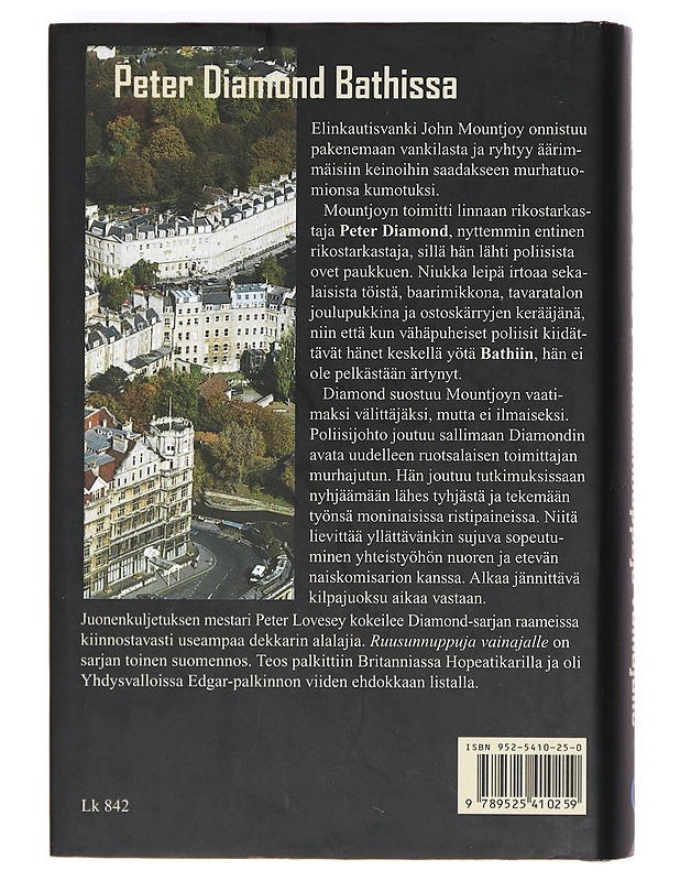 Ruusunnuppuja vainajalle - Lovesey, Peter - Jännitys ja dekkarit - 10105368272 - 1