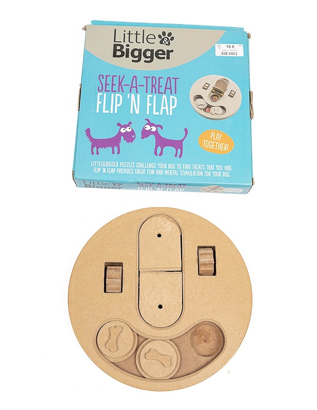 LITTLE & BIGGER Seek-A-Treat Flip 'N Flap, aktivointilelu - Lemmikkitarvikkeet - 10105368304 - 0