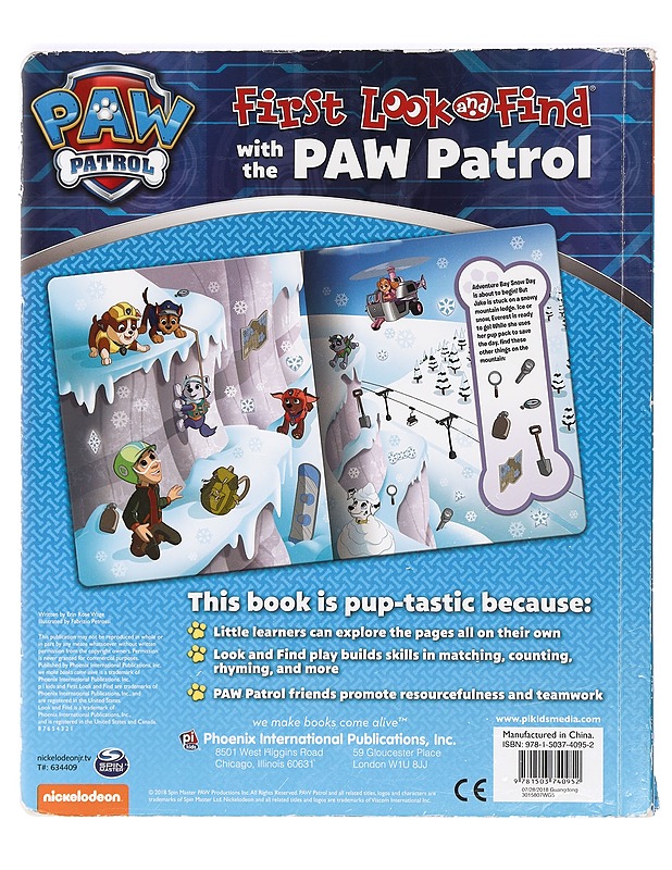 First Look and Find with the Paw Patrol - Erin Rose Wage - Lastenkirjat - 10105368345 - 1