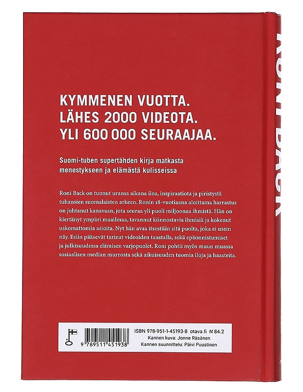 Matkani somen huipulle - Roni Back - Elämäkerrat ja muistelmat - 10105368366 - 1