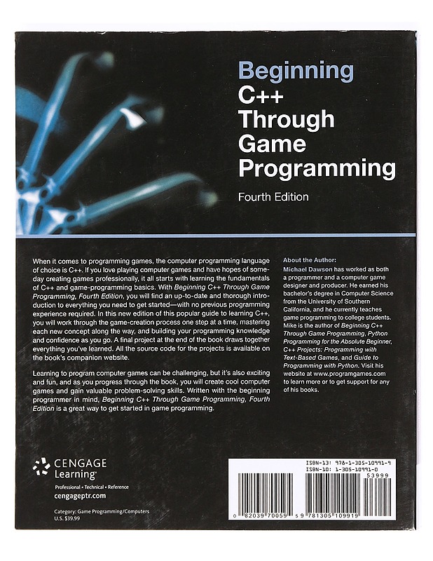 Beginning C++ through game programming (TKA?S-koulutus, 2018) - Michael Dawson - Tietokirjat ja oppaat - 10105368573 - 1