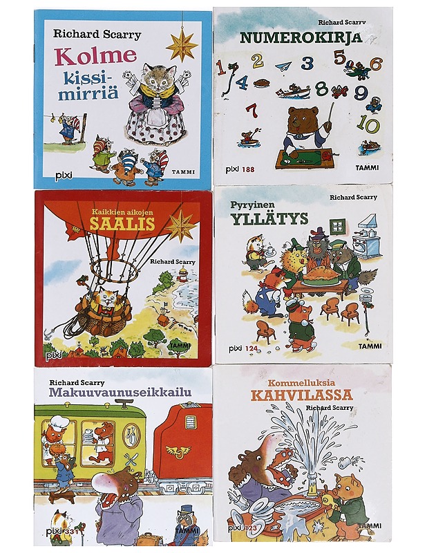 Richard Scarry, minikirjat - Richard Scarry - Lastenkirjat - 10105368776 - 0