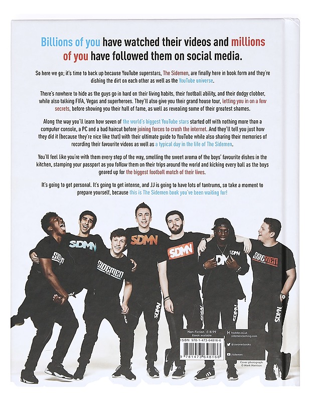 Sidemen : The book - Sidemen - Tietokirjat - 10105368882 - 1