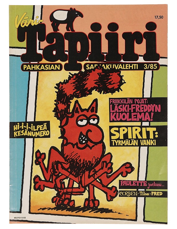 Väri-Tapiiri - Pahkasian sarjakuvalehti 3/85 - Sarjakuvat - 10105368884 - 0