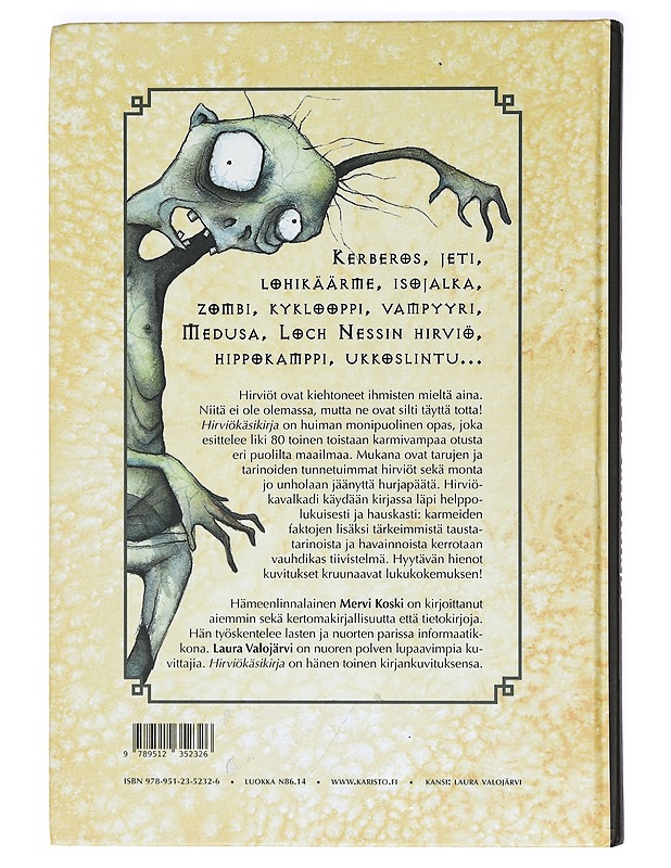 Hirviökäsikirja - Koski, Mervi - Fantasia- ja scifi - 10105369023 - 1