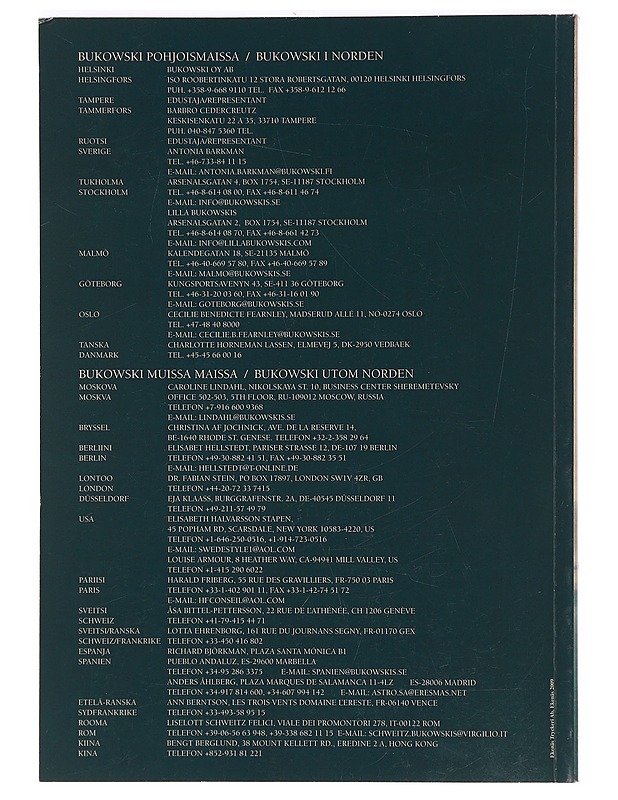 Kansainvälinen Keväthuutokauppa 13-14.5.2009, luettelo - Bukowskis - Tietokirjat ja oppaat - 10105369148 - 1