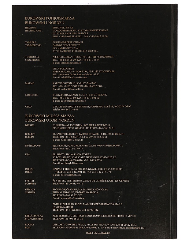 Kansainvälinen Syyshuutokauppa 12.-13.12.2007 - Bukowskis - Tietokirjat ja oppaat - 10105369181 - 1
