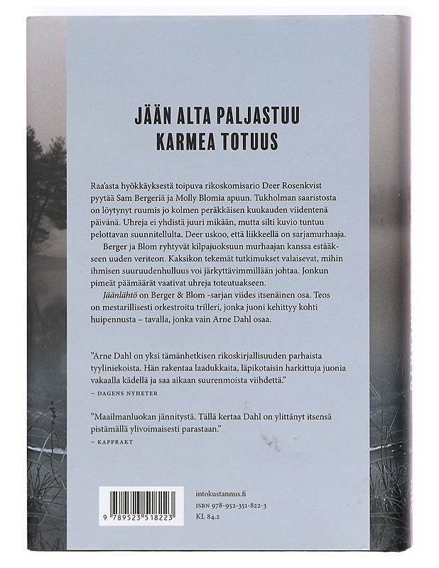 Jäänlähtö - Dahl, Arne - Jännitys ja dekkarit - 10105369211 - 1
