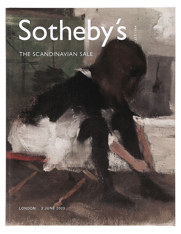 The Scandinavian Sale, London, 3 JUNE 2003 - Sotheby's - Tietokirjat ja oppaat - 10105369225 - 0