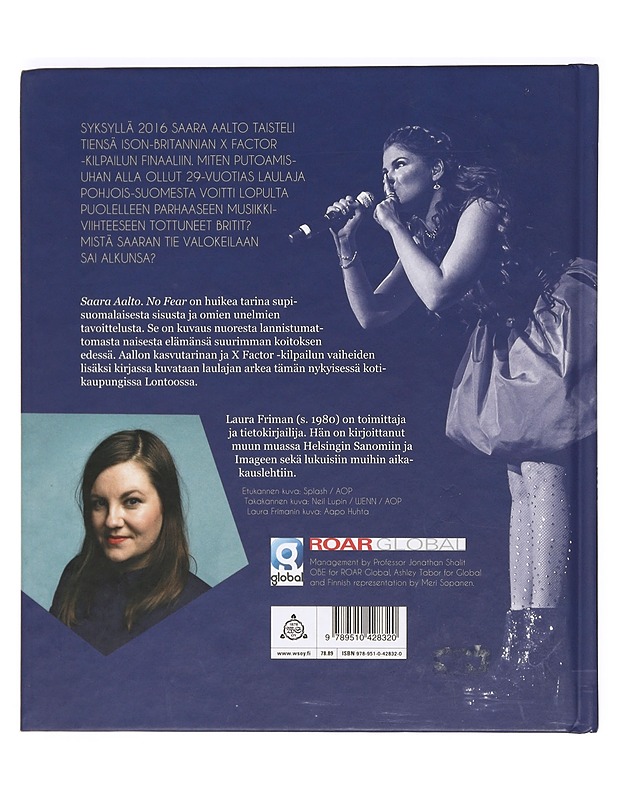 Saara Aalto : no fear - Laura Friman - Elämäkerrat ja muistelmat - 10105369330 - 1