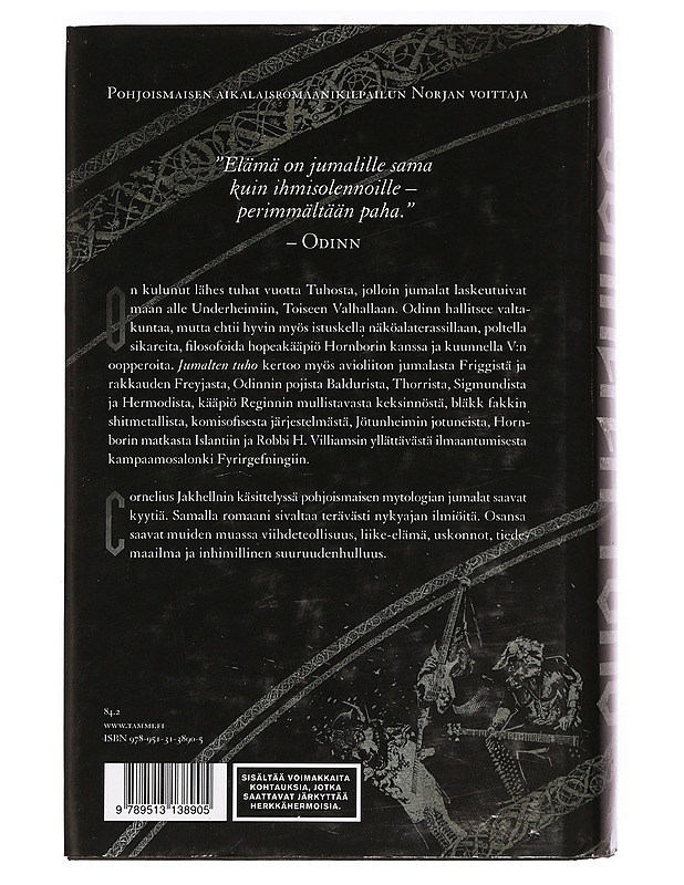 Jumalten tuho : saagaromaani - Jakhelln, Cornelius - Romaanit ja novellit - 10105369470 - 1