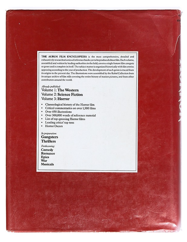 Horror- Phil Hardy - Musiikki- ja elokuvakirjat - 10105369528 - 1