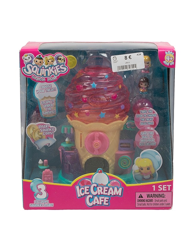 SQUINKIES Ice cream cafe leikkisetti - Lasten lelut - 10105369561 - 1