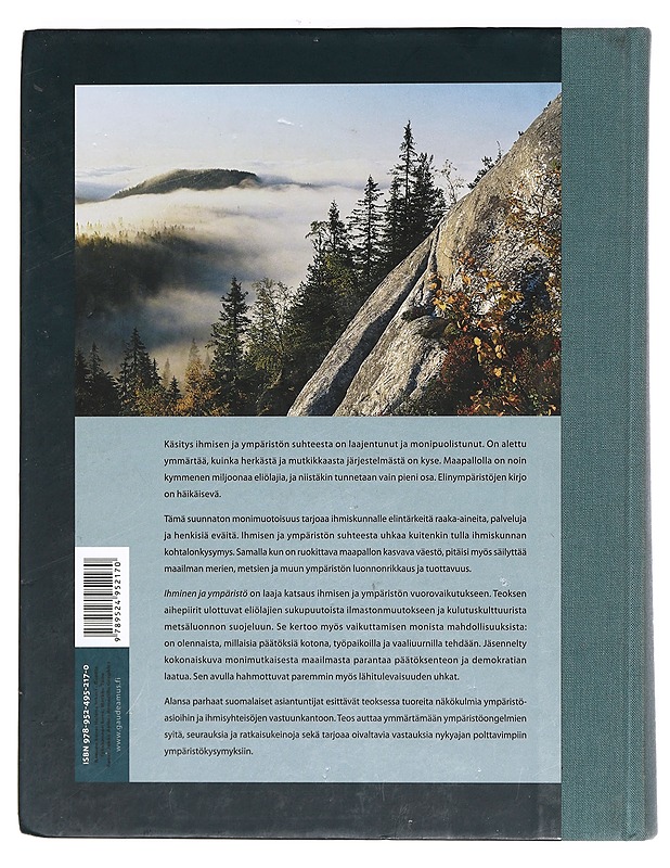 Ihminen ja ympäristö - Niemelä, Jari - Tietokirjat ja oppaat - 10105369706 - 1