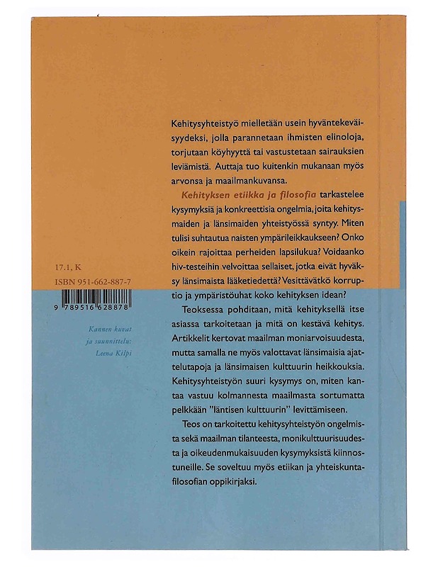 Kehityksen etiikka ja filosofia - Gylling Heta - Tietokirjat - 10105369952 - 1