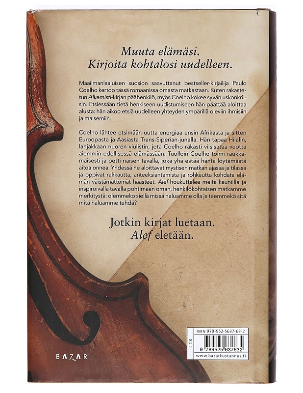 Alef - Coelho, Paulo - Romaanit ja novellit - 10105370131 - 1