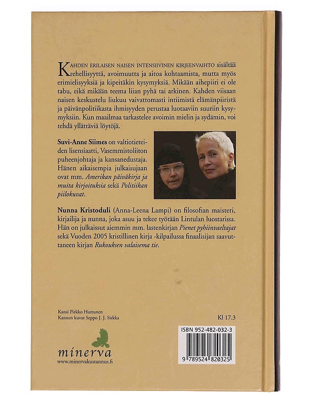 Taivas alkaa maasta : kirjeitä - Siimes, Suvi-Anne - Elämäkerrat ja muistelmat - 10105370210 - 1