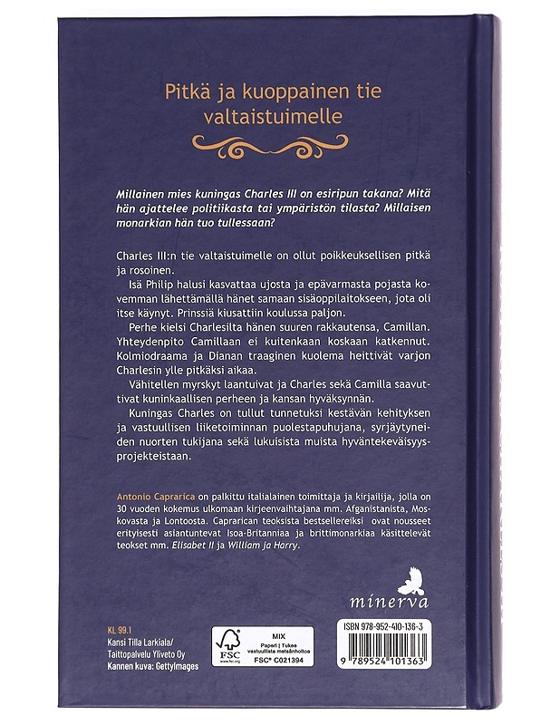 Kuningas Charles III - Caprarica, Antonio - Elämäkerrat ja muistelmat - 10105370536 - 1