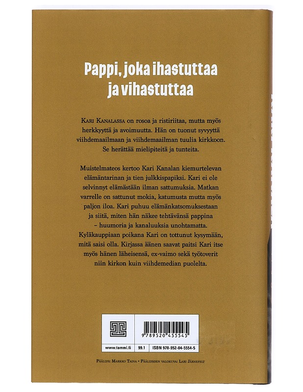 Kari Kanala : pappi ja pelimies - Heli Pruuki - Elämäkerrat ja muistelmat - 10105370573 - 1