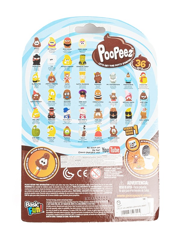 BASIC FUN! Poopeez lelu - Lasten lelut - 10105370653 - 1