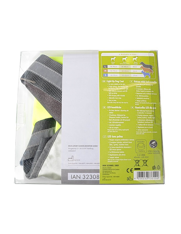 ZOOFARI koiran takki LED-reunalla - Lemmikkitarvikkeet - 10105370733 - 1
