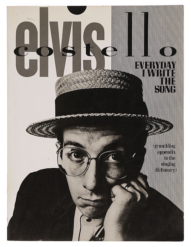 EVERYDAY I WRITE THE SONG / GRUMBLING APPENDIX TO YHE SINGING DICTIONARY - ELVIS COSTELLO - Musiikki- ja elokuvakirjat - 10105370887 - 0