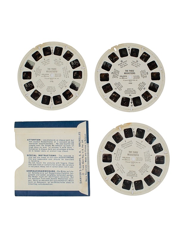 VIEW-MASTER The Three musketeers, 3kiekkoa  - Lasten pelit ja lelut - 10105370986 - 1