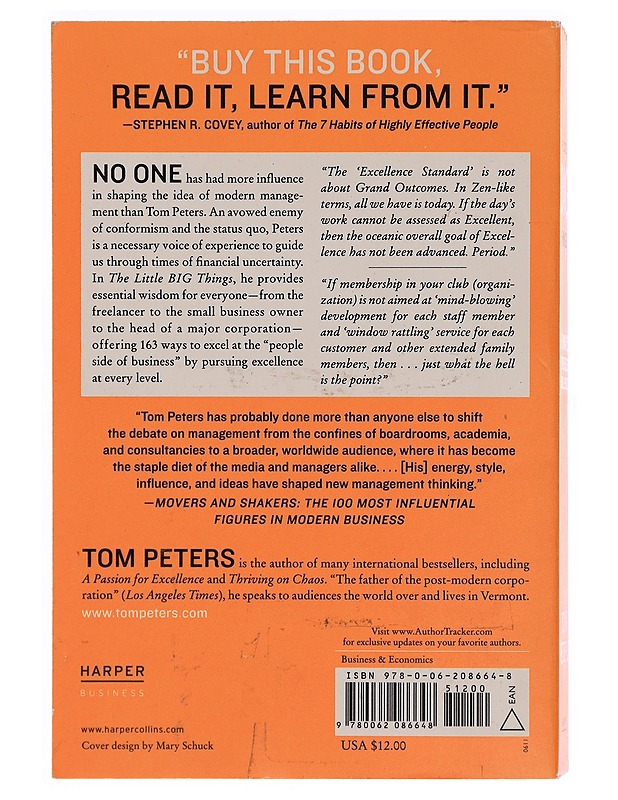 The little big things - Tom Peters - Romaanit ja novellit - 10105371003 - 1