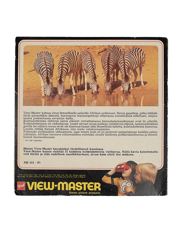 VIEW-MASTER Afrikan villieläimiä, 3kiekkoa - Lasten pelit ja lelut - 10105371026 - 1
