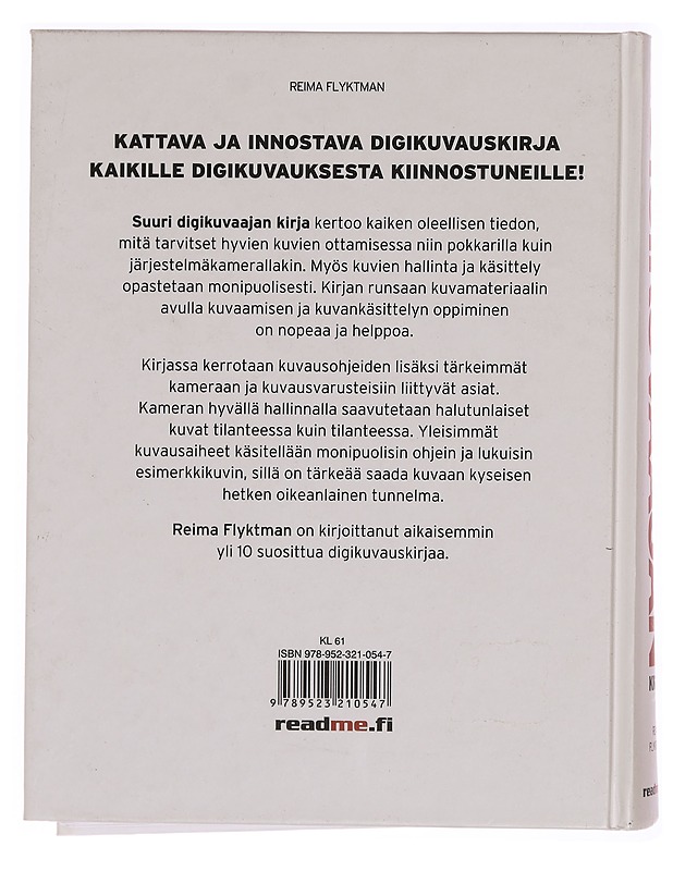 Suuri digikuvaajan kirja - Reima Flyktman - Tietokirjat ja oppaat - 10105371044 - 1