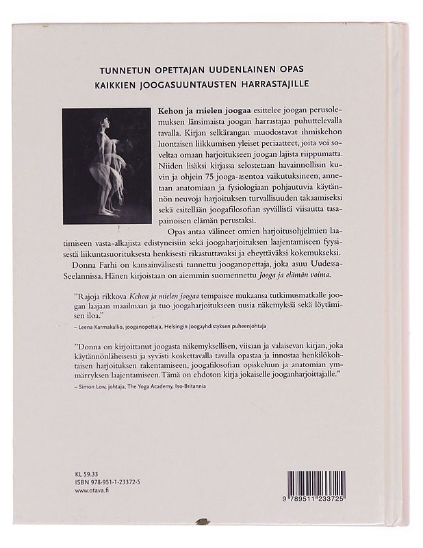 Kehon ja mielen joogaa - Farhi, Donna - Tietokirjat ja oppaat - 10105371057 - 1