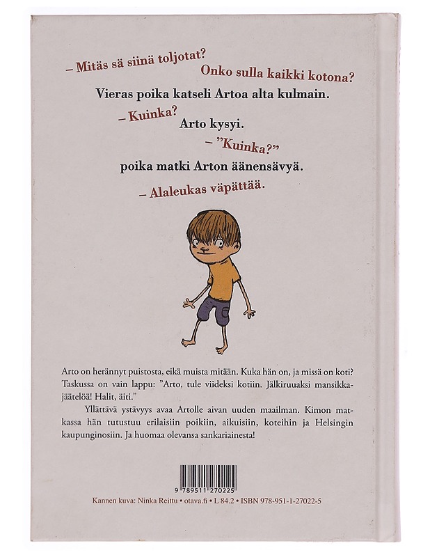 Poika joka menetti muistinsa - Kreetta Onkeli - Lastenkirjat - 10105371138 - 1