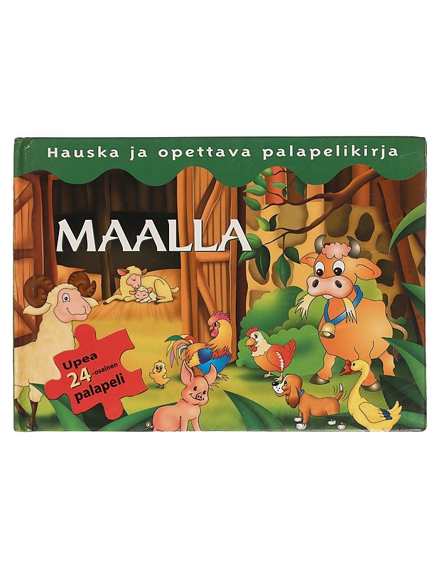 Maalla : hauska ja opettava palapelikirja - Kanerva, Tanja - Lastenkirjat - 10105371168 - 0