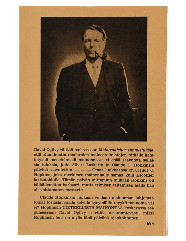 Tieteellinen mainonta - Hopkins, Claude - Tietokirjat ja oppaat - 10105371183 - 1