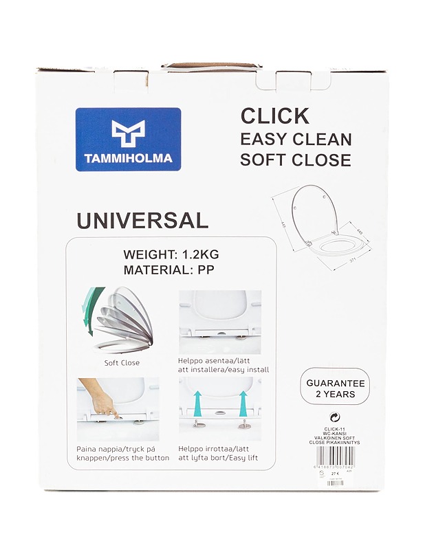 TAMMIHOLMA Universal WC -kansi - Rakennustarvikkeet - 10105371285 - 1
