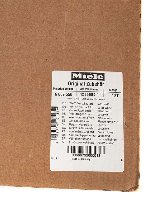MIELE WTV 412 pesutornin välirakennussarja - Kodinkoneet - 10105371409 - 0
