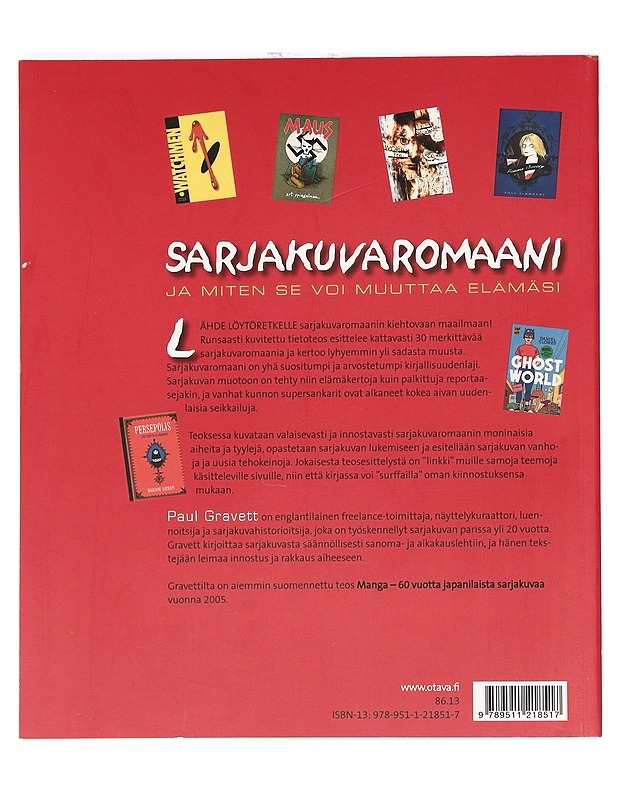Sarjakuvaromaani : ja kuinka se voi muuttaa elämäsi - Gravett, Paul - Sarjakuvat - 10105371417 - 1