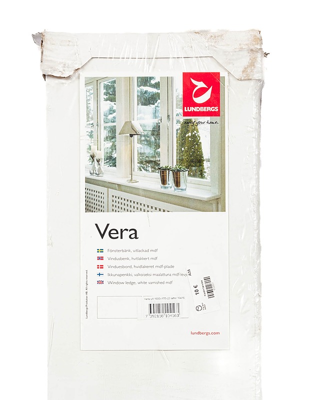 LUNDBERGS Vera ikkunalauta, 1600x175x23 mm - Rakennustarvikkeet - 10105371466 - 1