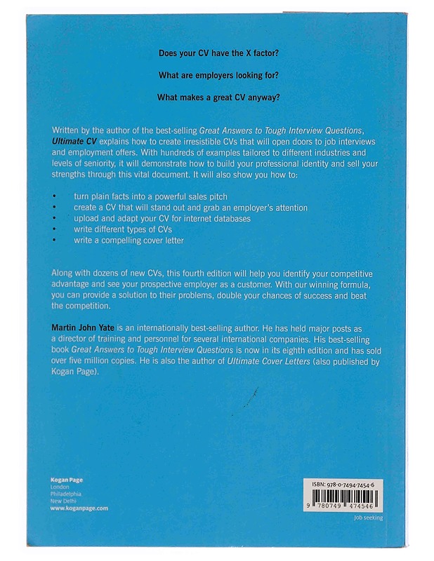 Ultimate CV : over 100 winning CVs to help you get the interview and the job - Martin John Yate - Tietokirjat ja oppaat - 10105371490 - 1