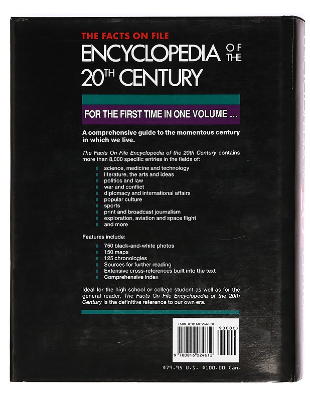 The Facts on file encyclopedia of the 20th century - Drexel, John - Tietokirjat ja oppaat - 10105371501 - 1