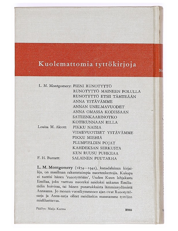 Runotyttö etsii tähteään - L. M. Montgomery - Nuorten kirjat - 10105371702 - 1