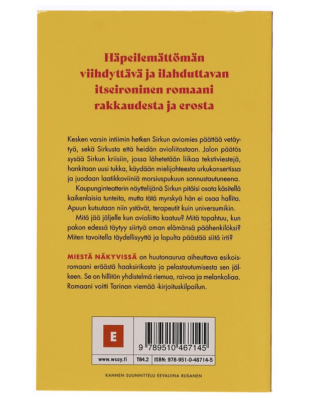 Miestä näkyvissä - Marja Kangas - Romaanit ja novellit - 10105371935 - 1