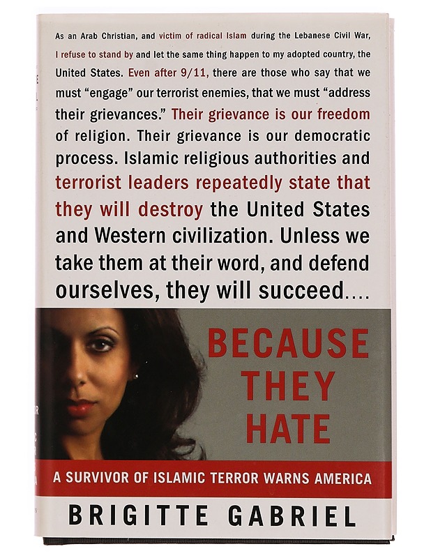 Because they hate - Brigitte Gabriel - Romaanit ja novellit - 10105372000 - 0