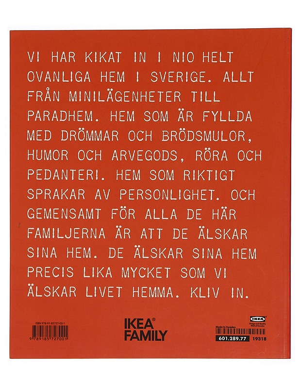 IKEA: Älskade hem! - Sisustuskirjat - 10105372021 - 1