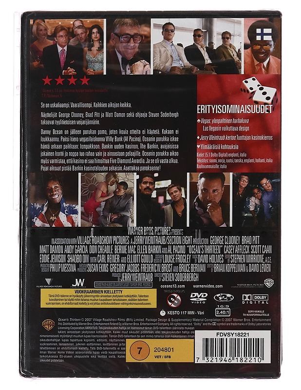 Ocean's thirteen - DVD - DVD-elokuvat - 10105372072 - 1