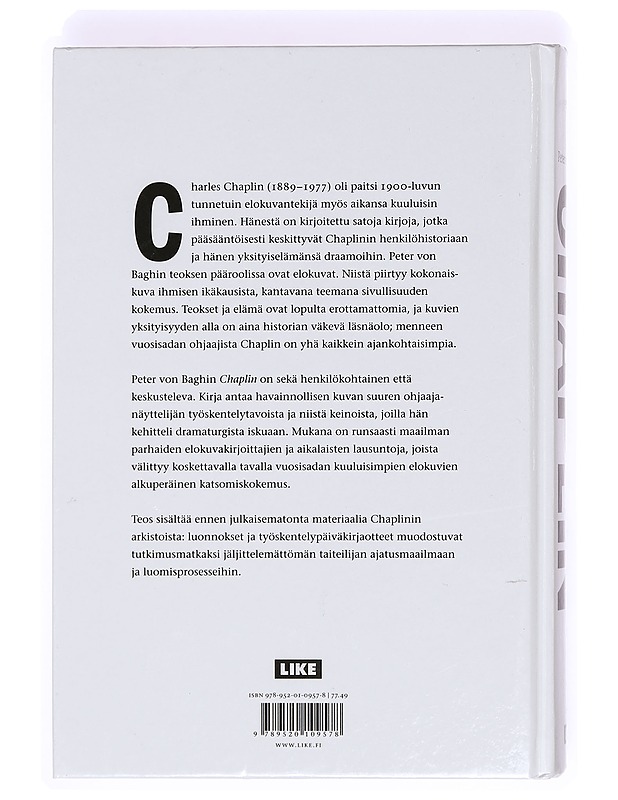 Chaplin - Bagh, Peter von - Musiikki- ja elokuvakirjat - 10105372101 - 1