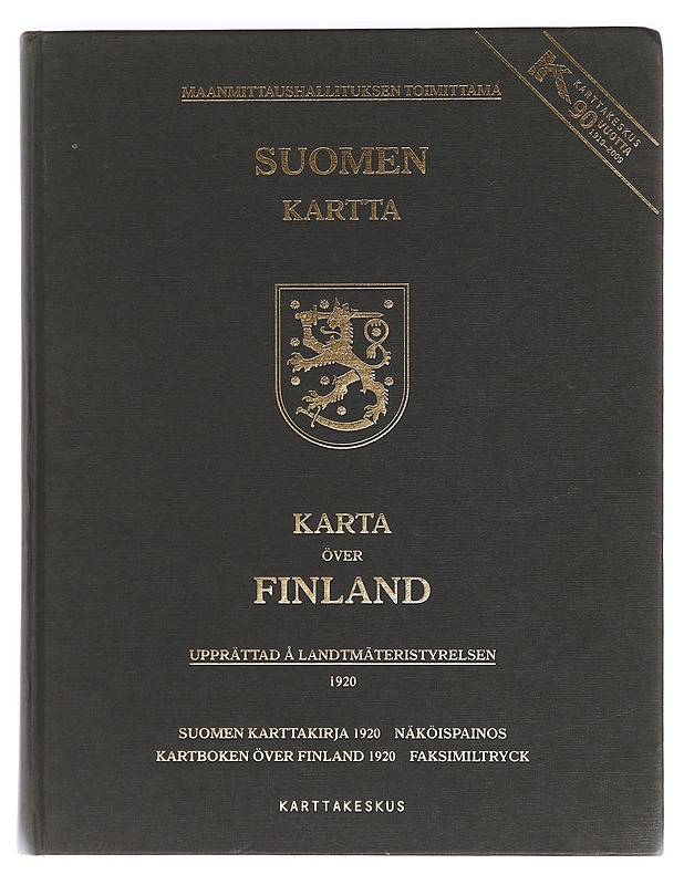 Suomen karttakirja 1920 / Kartboken över Finland 1920 - Harju, Erkki-Sakari - Tietokirjat ja oppaat - 10105372107 - 0